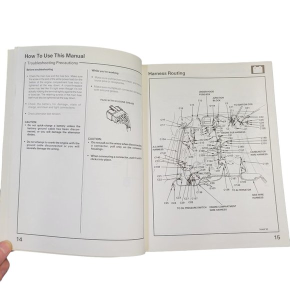 1984 Honda Prelude Electrical Troubleshooting Service Manual - Picture 9 of 12